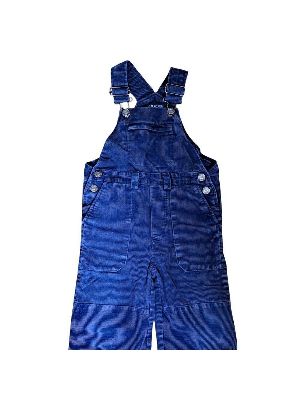3/35$ Cherokee Kids Blue Denim Overalls – Size 3 – Classic Bib Front Adjustable